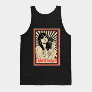 Vintage Poster Linda Ronstadt 1977s Tank Top